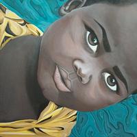 Quadro dipinto a mano – Attraverso lo sguardo