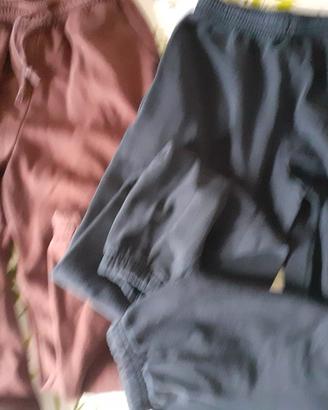 2 pantaloni tuta Zara e fruit of the loom