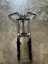 Forcelle piastre manubrio t max 2001/2003 original