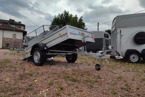 Carrello Rimorchio Auto Mono Asse Basculante