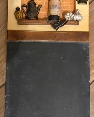 Lavagnetta da parete con decorazione