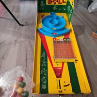 gioco vintage flipper bowling  skee ball