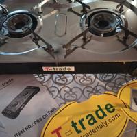 Fornellino da campeggio a due fuochi 