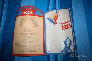 Depliant pubblicitario del 1928 esposizione di Tor