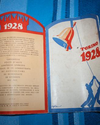 Depliant pubblicitario del 1928 esposizione di Tor