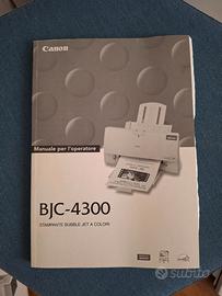 Manuale stampante Canon BJC-4300