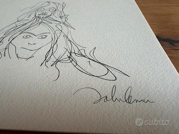 John Lennon litografie 1971