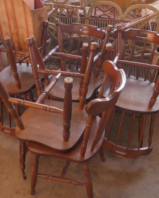 8 sedie da tavernetta