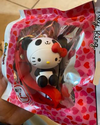 Portachiave panda hello kitty key ring