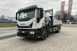 IVECO - EUROCARGO ML180E28/P - CASSONE CON GRU