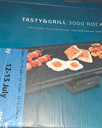 tasty&grill 3000 piastra elettrica  grande superfi