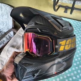 Casco Leatt 9.5 Full Carbon "S" + Armega 100%