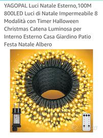luci Esterno Giardino/Natale 
