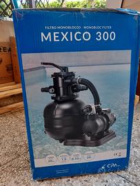 Pompa monoblocco con filtro a sabbia 7mq/h