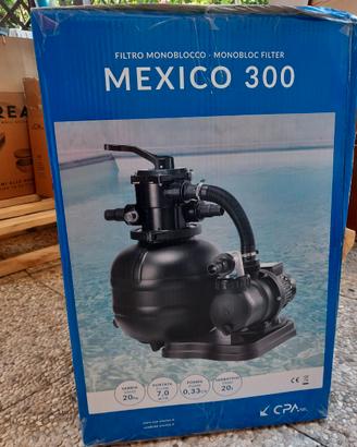 Pompa monoblocco con filtro a sabbia 7mq/h