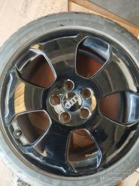 4 cerchi in lega audi Neri  17 pollici 