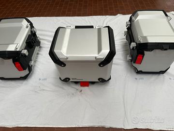 Tris valigie borse bauletto originali Bmw GS 1300