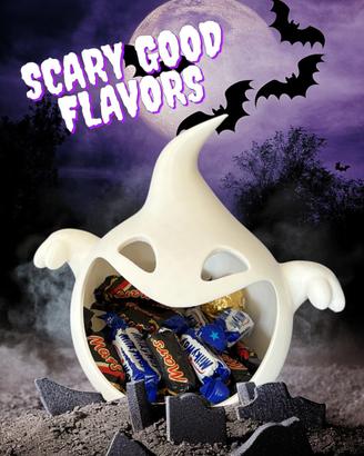 Ciotola fantasma porta caramelle – Halloween