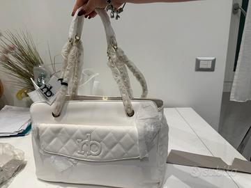 Borsa bianca Rocco Barocco nuova capiente
