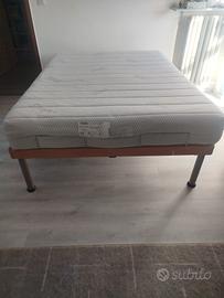 letto ortopedico motorizzato più materasso 