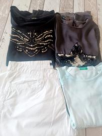 Set 4 pezzi vestiti donna marche varie