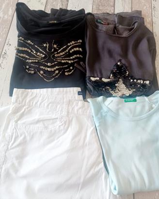 Set 4 pezzi vestiti donna marche varie