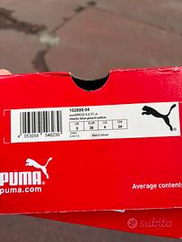 Scarpe puma calcetto 38 nuove