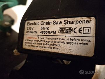 affila catene motosega 