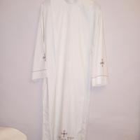 tunica da prete ricamata