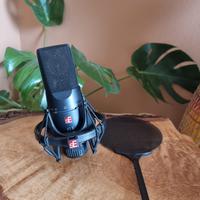 sE Electronics X1 s con supporto e pop filter