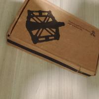 Pedali bici azzurro/blu nuovi in ferro