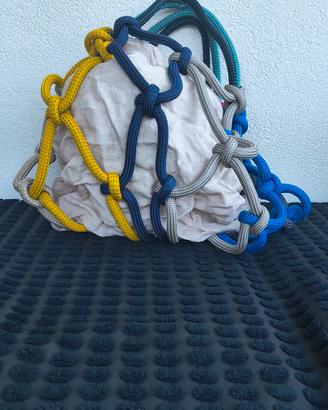 Multicolor macramè bag