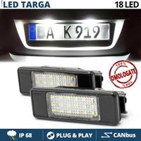 Placchette Targa LED per PEUGEOT 308 Luce Bianca