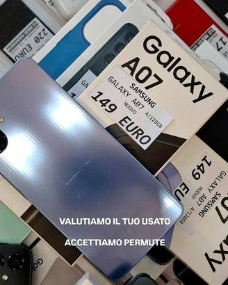 SAMSUNG GALAXY A07 128GB nuovi