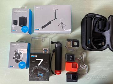 GoPro Hero 7 Black + accessori