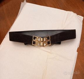 Cintura donna in pelle scamosciata Vintage