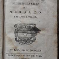 libro antico del Settecento 