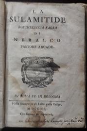 libro antico del Settecento 