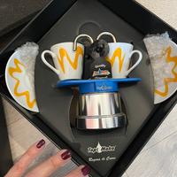 Caffettiera 2 tazze piu tazzine e piattini NUOVA