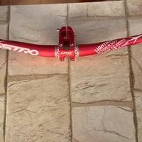 Manubrio MTB Astro Alluminio Rosso - 31.8mm