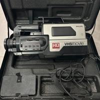 Videocamera vhs movie philips con valigetta