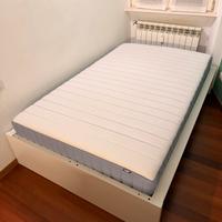 letto malmo e materasso valevag nuovi 120x190