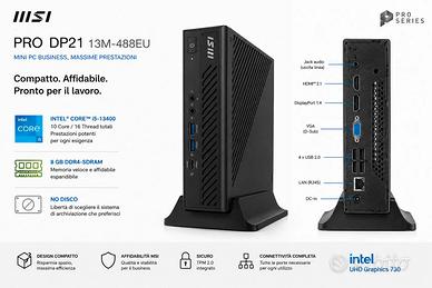 Mini Pc MSI Intel i5-13400 10 core 8GB RAM 3200Mhz