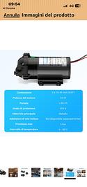 Pompa osmosi booster nuova 24 volts