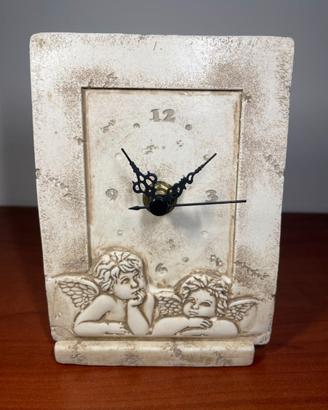 Orologio da tavolo angeli di Raffaello in resina