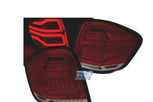 FANALI MERCEDES W164 05-08 BAR LED ROSSO FUMÈ