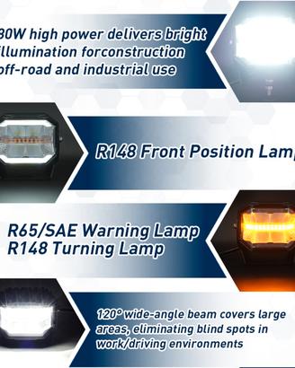 Faro anteriore con luce diurna