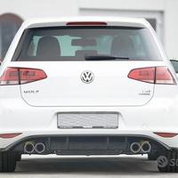 DIFFUSORE POSTERIORE VW GOLF 7 4 scarichi LUCIDO