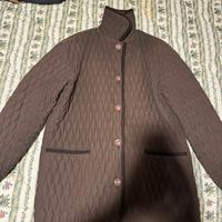 Giacca trapuntata marrone