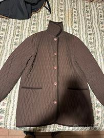 Giacca trapuntata marrone